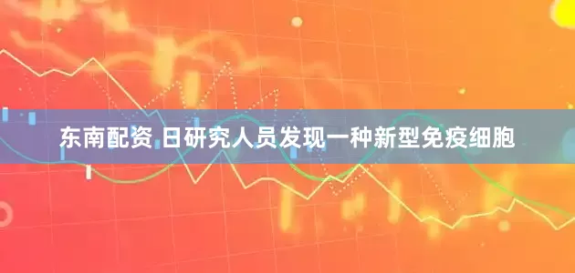 东南配资 日研究人员发现一种新型免疫细胞