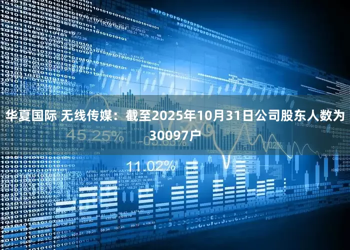 华夏国际 无线传媒：截至2025年10月31日公司股东人数为30097户